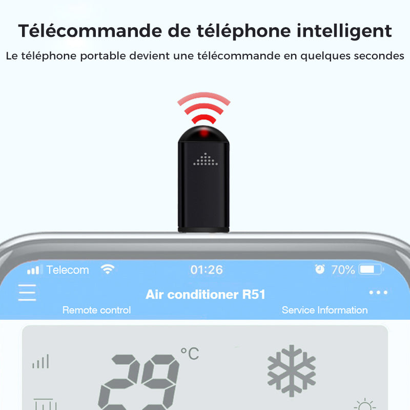 Télécommande pour téléphone portable Capsule