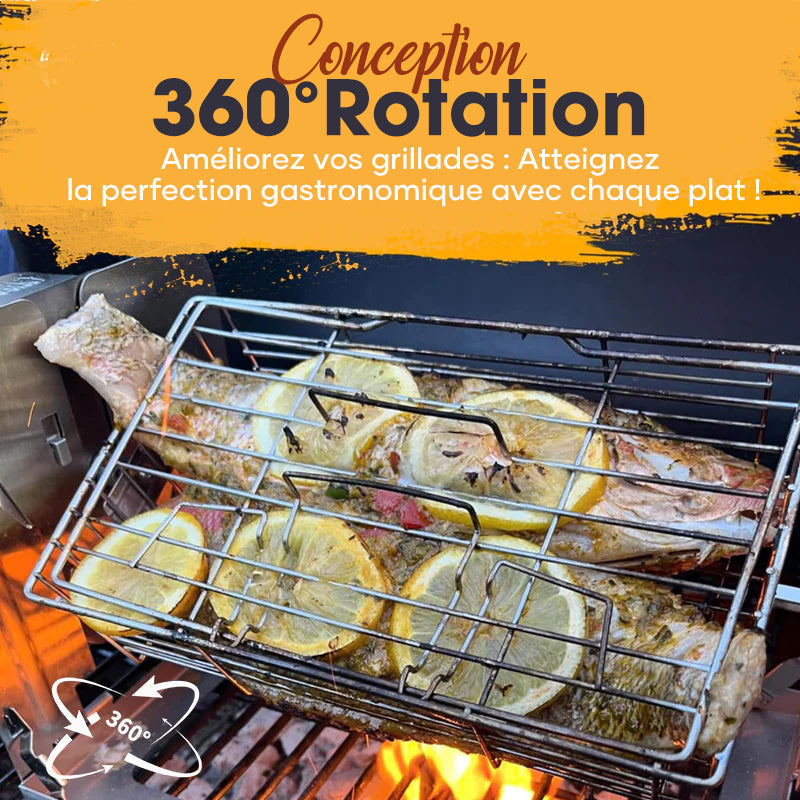 Grille rotative en acier inoxydable