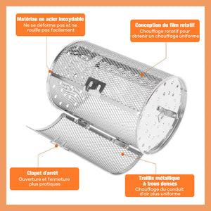 Grille rotative en acier inoxydable