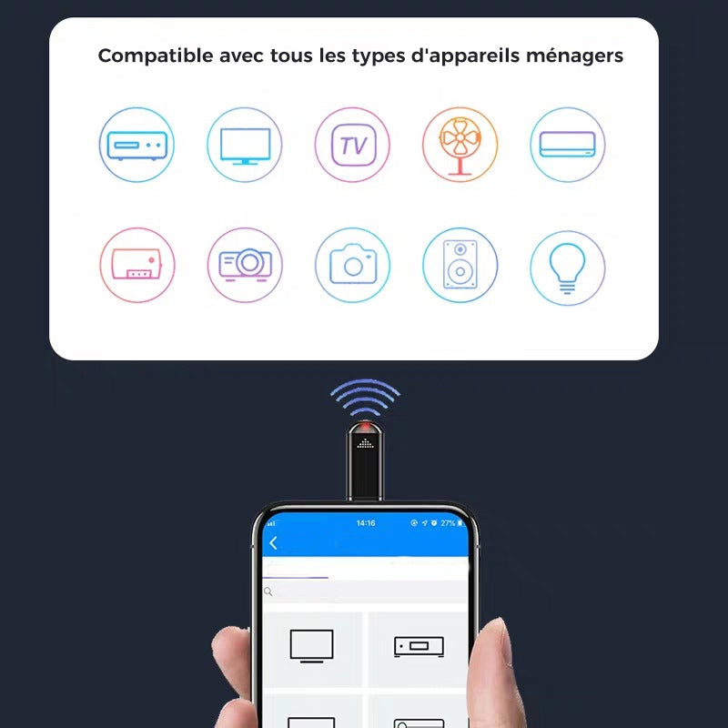 Télécommande pour téléphone portable Capsule