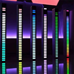 Barre lumineuse RVB activée par le son sans fil