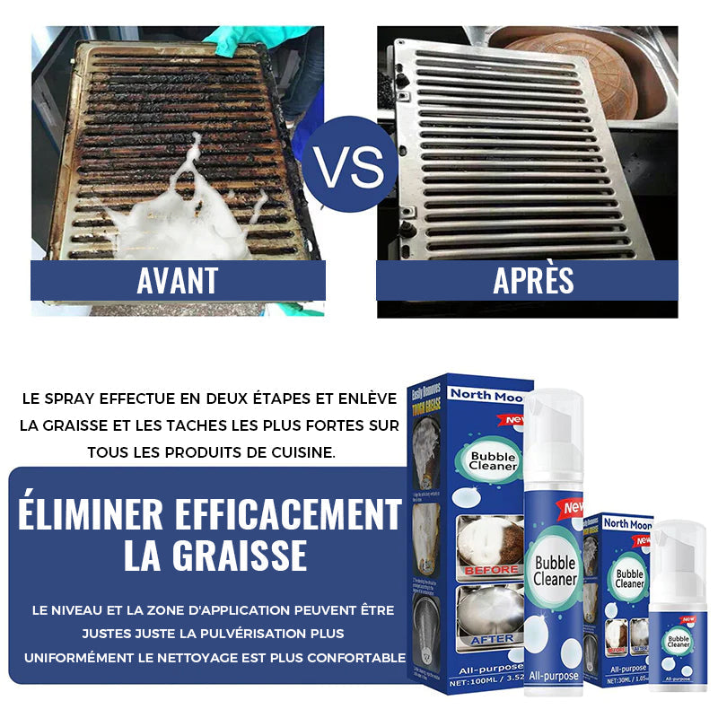🔥Nettoyant Moussant Pour Taches D'huile Lourde