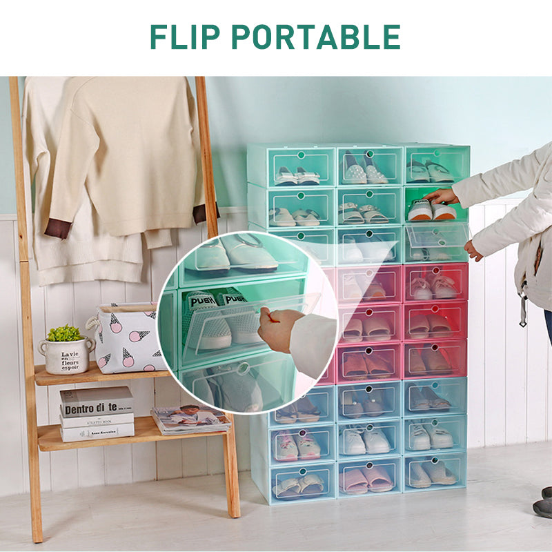 Ciaovie™ Boîte de Rangement à Chaussures Pliable, 6PCs - ciaovie