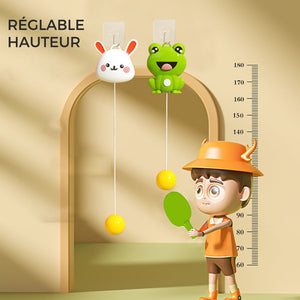 🎁Ensemble portatif d'entraîneur de tennis de table suspendu d'intérieur🔥