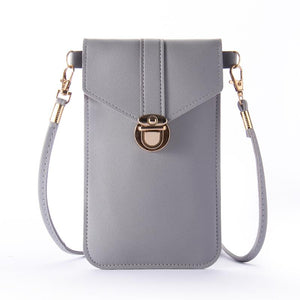 Porte-monnaie en cuir PU touchable