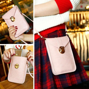 Porte-monnaie en cuir PU touchable