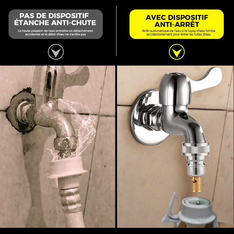 Adaptateur étanche pour robinet