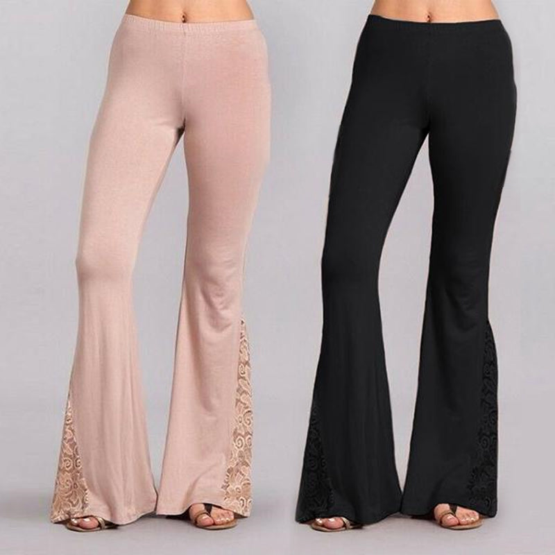 Ciaovie™Femmes Pantalon Évasées Dentelles de la Mode - ciaovie