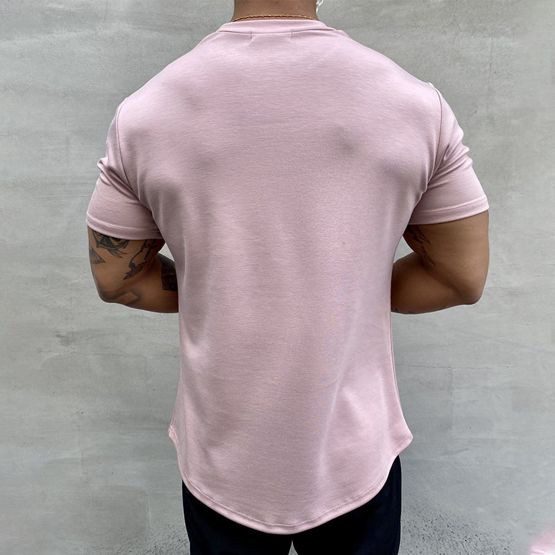 T-shirt de sport extensible en coton