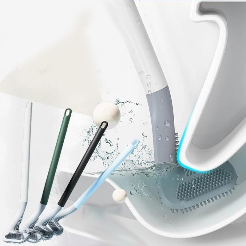 Brosse de toilette à long manche