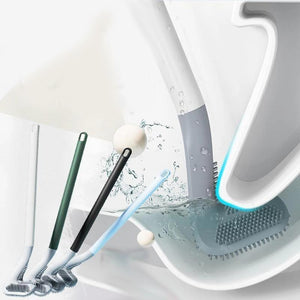 Brosse de toilette à long manche