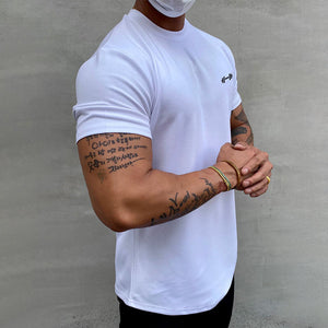 T-shirt de sport extensible en coton