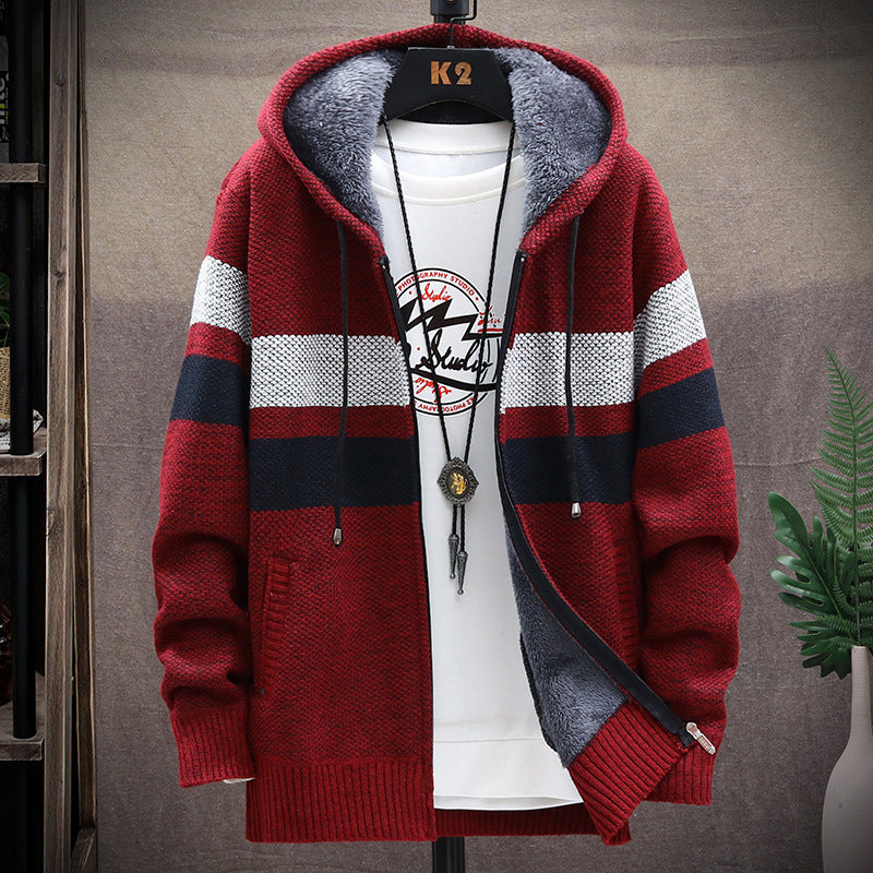 Pull rayé pour homme