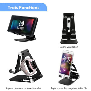 Support de Smartphone Multi Pliable en Alliage D'aluminium - ciaovie