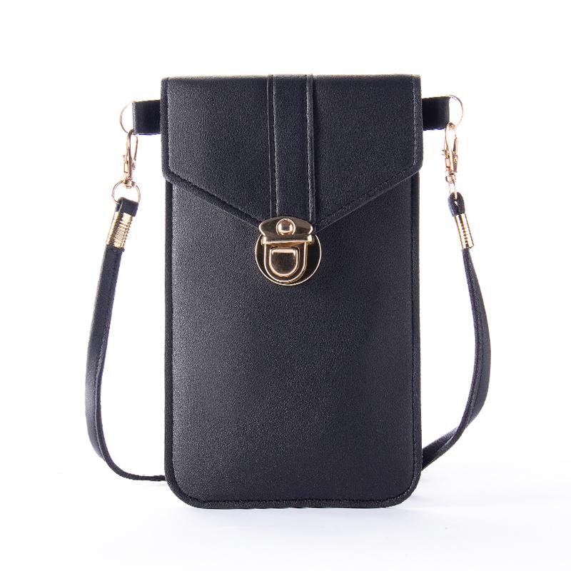 Porte-monnaie en cuir PU touchable