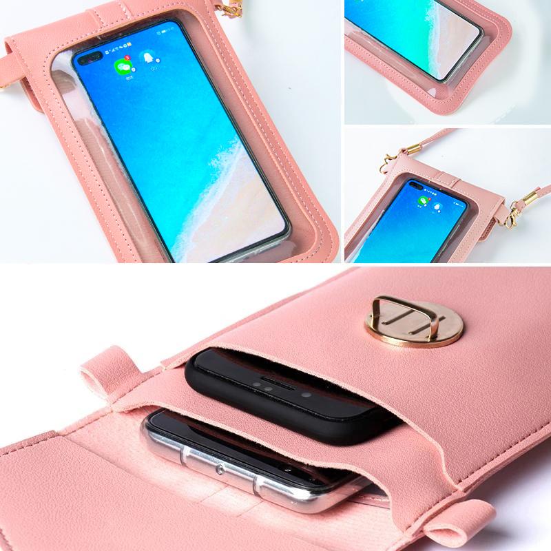 Porte-monnaie en cuir PU touchable
