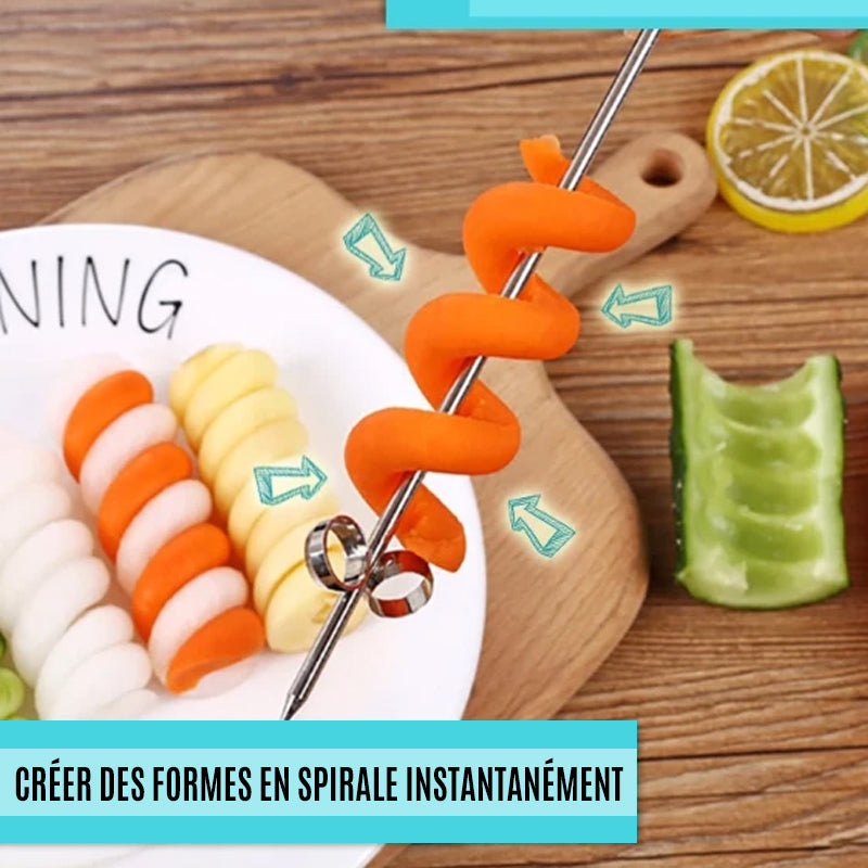 Ustensile de Coupe à Spirale pour Fruits et Légumes