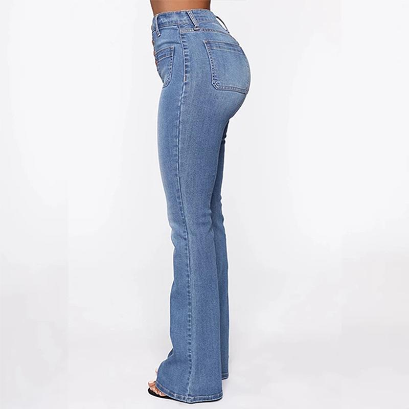 Ciaovie ™ Jean Délavé à Taille Haute pour Femmes - ciaovie