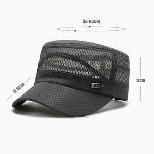 Casquette Plate Respirante