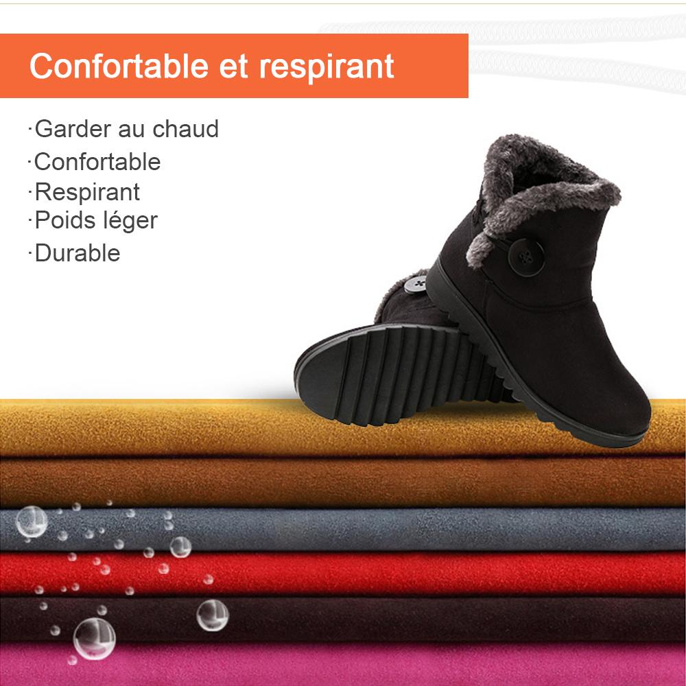 Bottes de neige chaudes pour femmes, 1 paire - ciaovie
