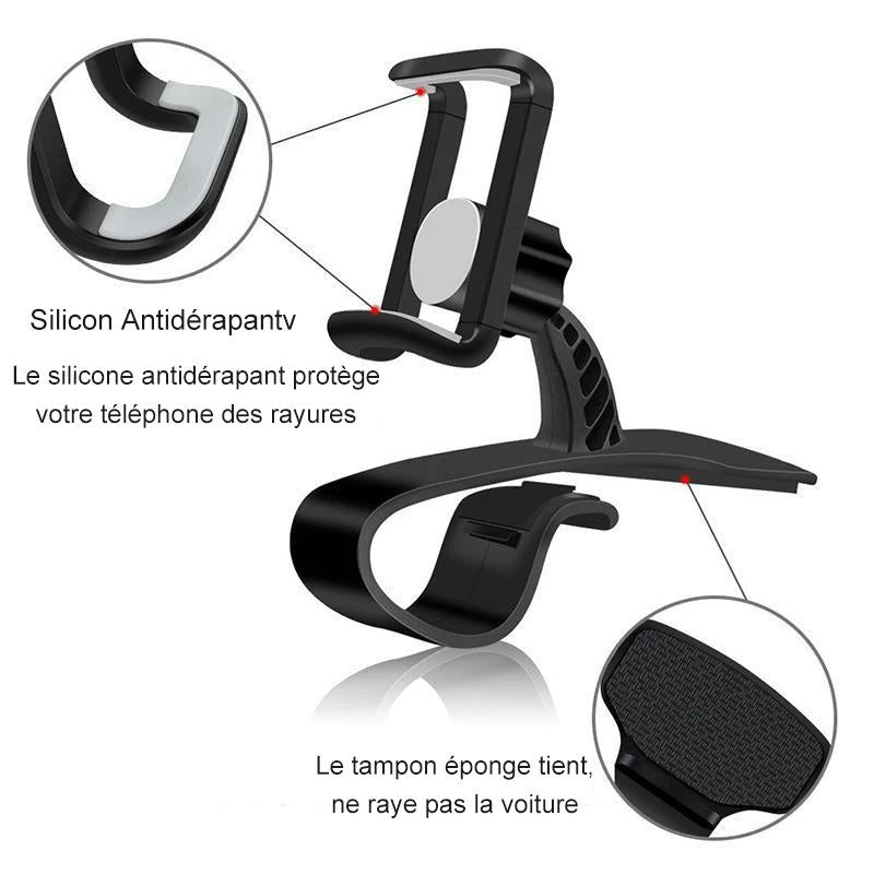 Support de Téléphone de Voiture à Rotation à 360 Degrés - ciaovie
