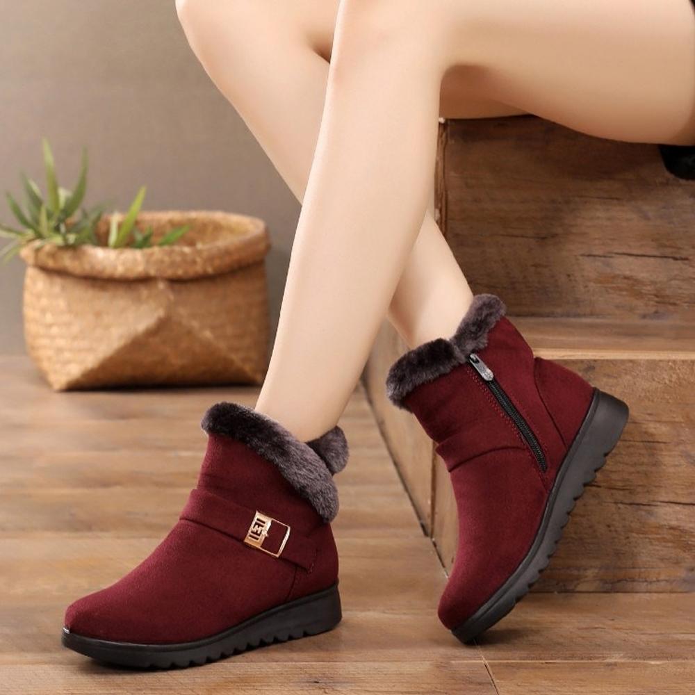 Bottes de neige chaudes pour femmes, 1 paire - ciaovie