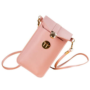 Porte-monnaie en cuir PU touchable