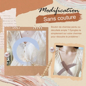 Ensemble de Boutons de Broche de Couverture de Perles (10 pièces)