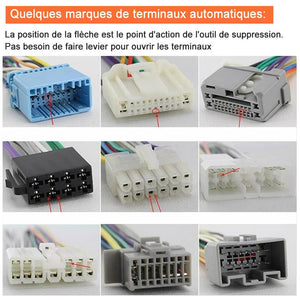 Outil de suppression de terminal de voiture