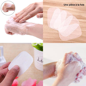 Feuilles de Savon Portable (5 Boîtes) - ciaovie