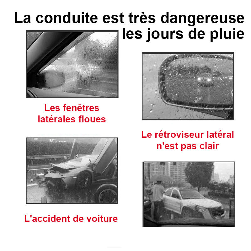 Film Anti-buée Anti-pluie de Rétroviseur de Voiture