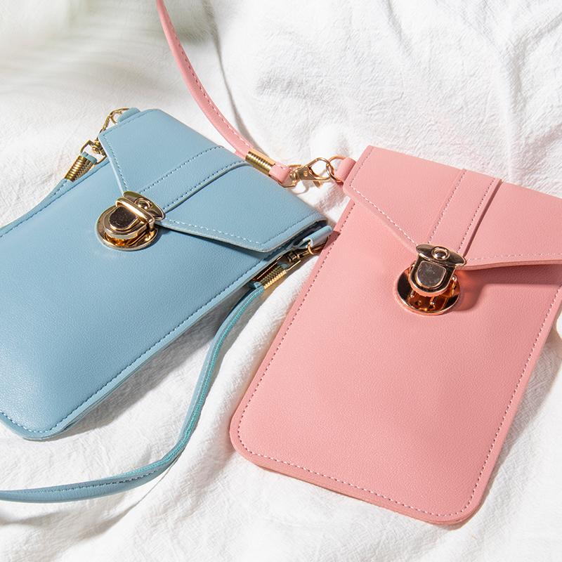 Porte-monnaie en cuir PU touchable