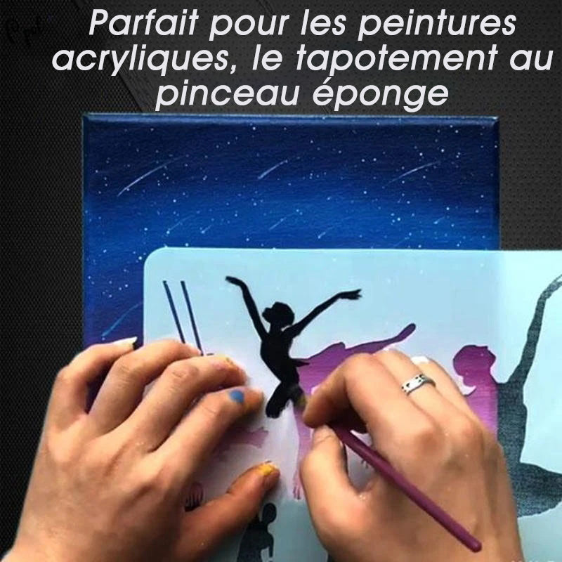 Modèles d'Art de Pochoir Dessiner rapide (12 Feuilles / Ensemble)
