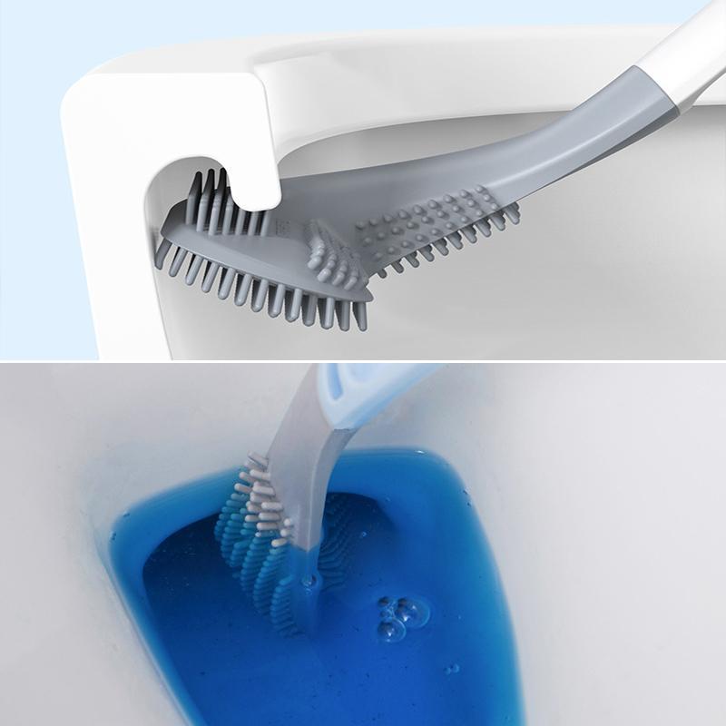 Brosse de toilette à long manche