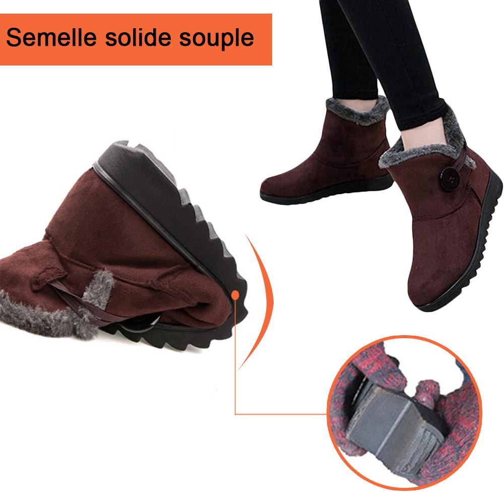 Bottes de neige chaudes pour femmes, 1 paire - ciaovie