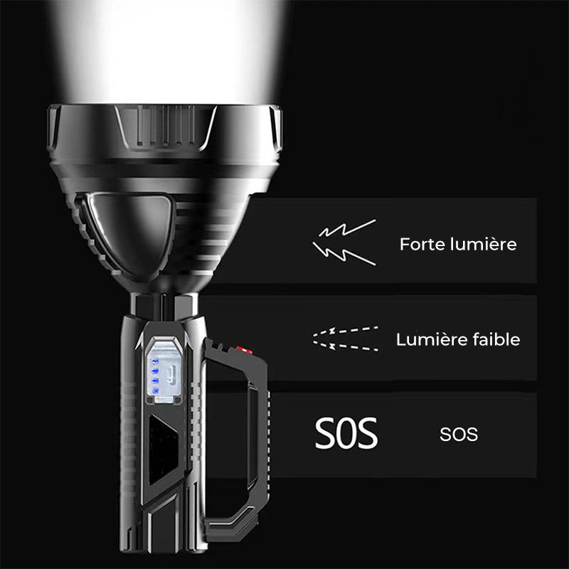 Lampe de poche portable rechargeable