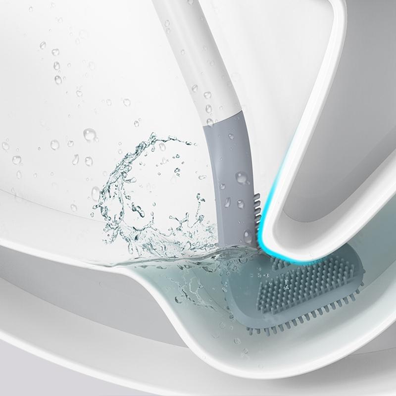 Brosse de toilette à long manche