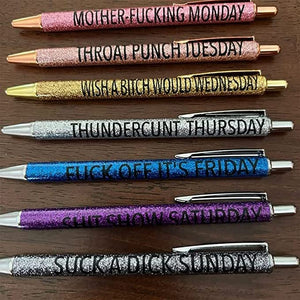 Stylos à encre noire amusants