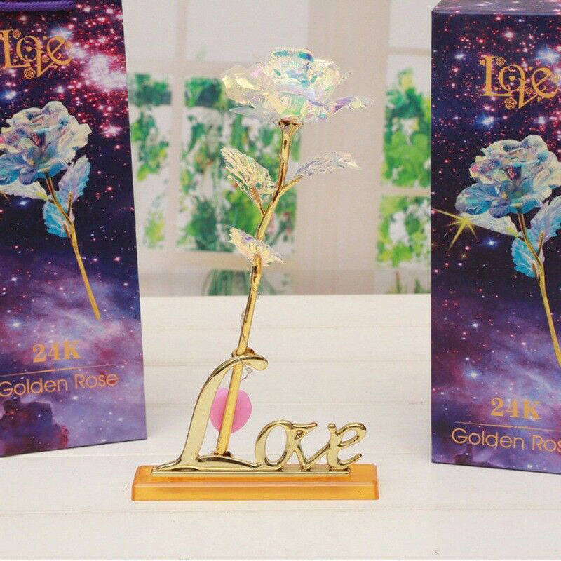Ciaovie Parfait Cadeau-Rose Coloré En Galaxie Avec Amour - ciaovie
