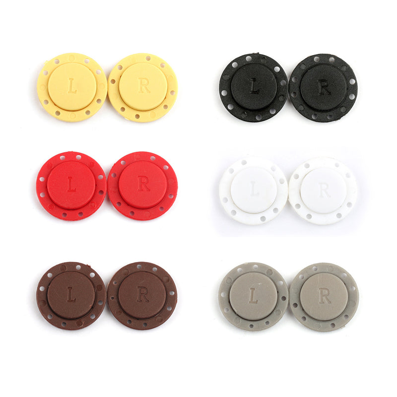 Bouton Magnétique Invisible de Haute Qualité (5 paires)