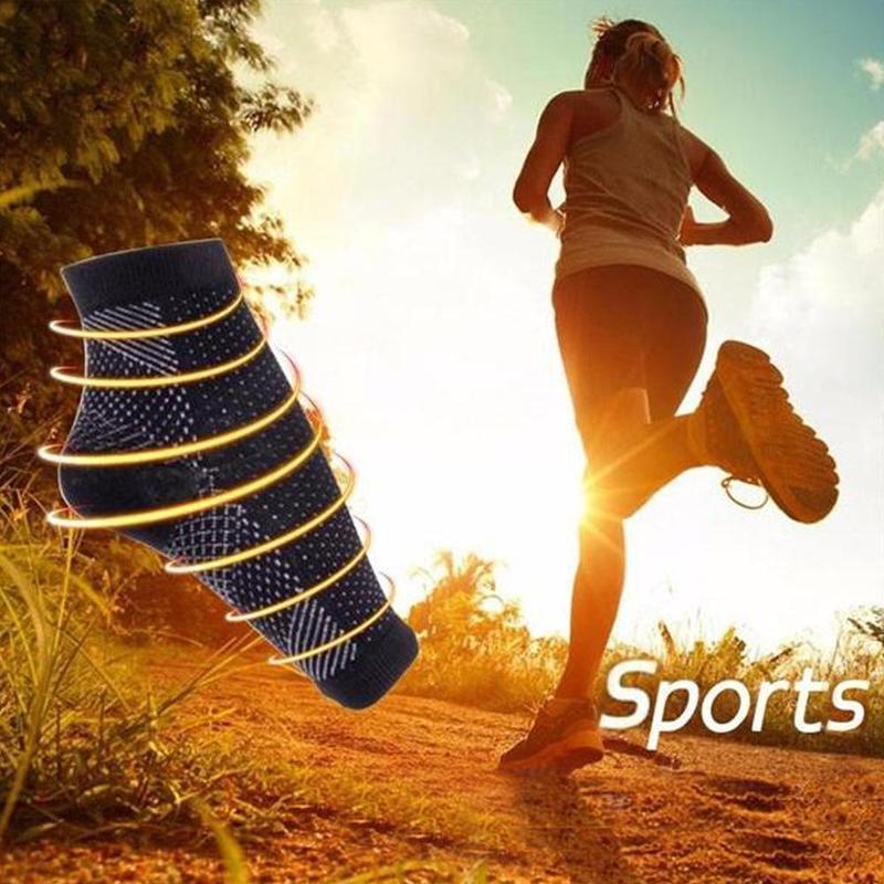 Lot de 2 Chaussettes de Contention Anti-fatigue - ciaovie