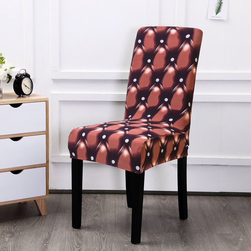 Housse de chaise multicolore en spandex - ciaovie