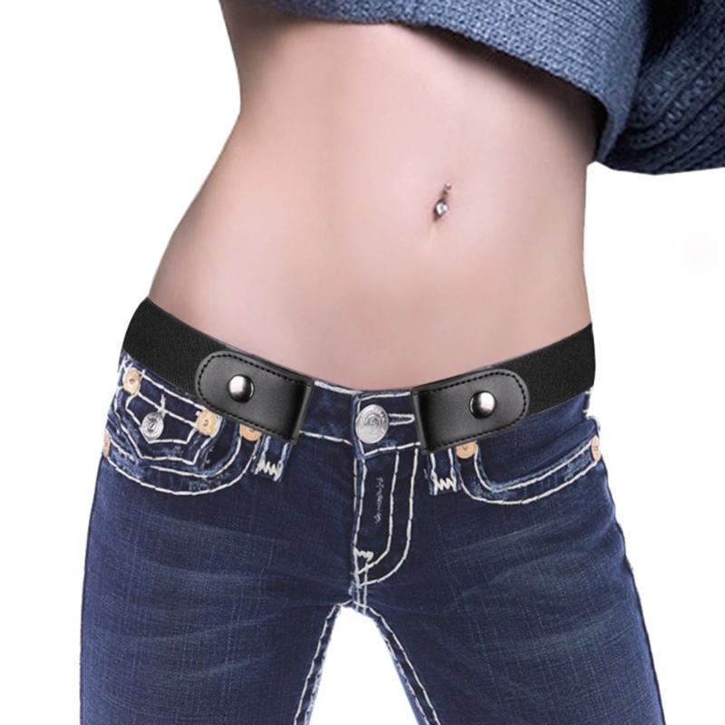 Clip de ceinture invisible, sans boucle, clip de ceinture multifonction  sans fil, boucle portable sans fil pour serrer la taille unisexe, Argenté.,  taille unique : : Mode