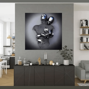 Peinture Murale d'Art De Coeur D'amour