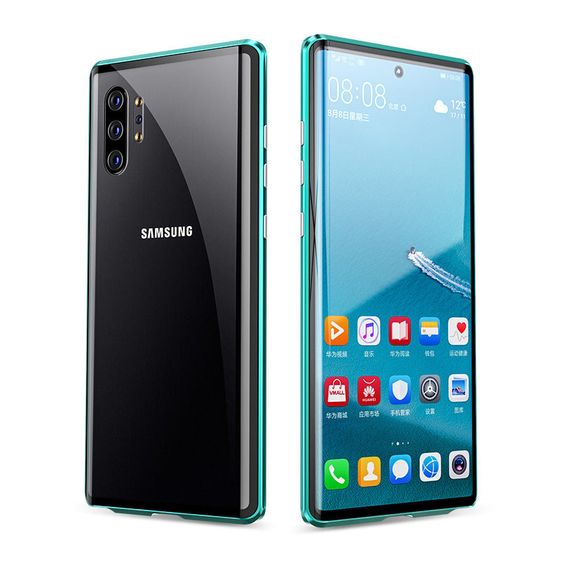 Étui de téléphone trempé magnétique pour Samsung
