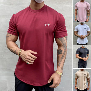 T-shirt de sport extensible en coton