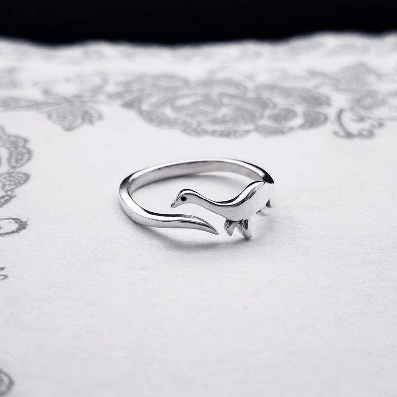 Bague Réglable en Forme de Dinosaure Mignon