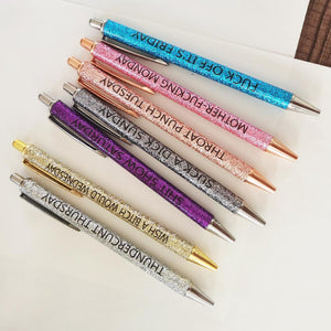 Stylos à encre noire amusants