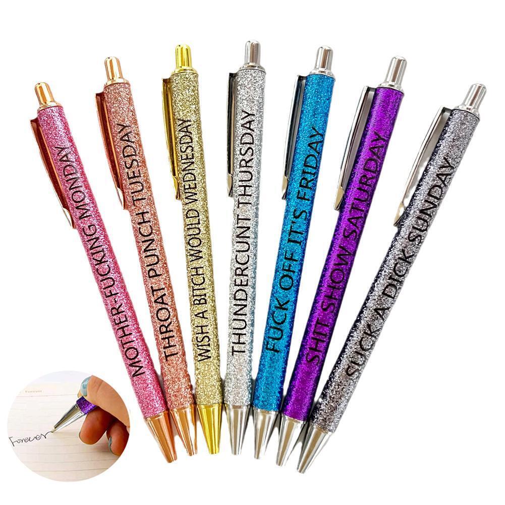 Stylos à encre noire amusants