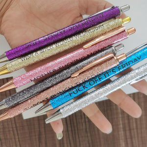 Stylos à encre noire amusants